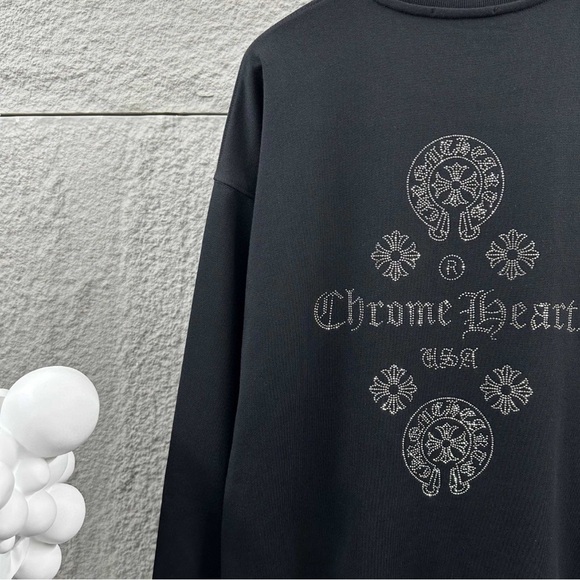 Chrome Hearts Black Graphic Sweatshirt - Picture 5 of 7